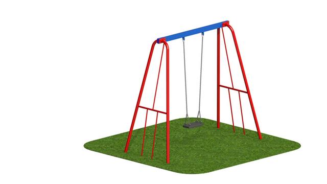 2.4m Steel Swing 1